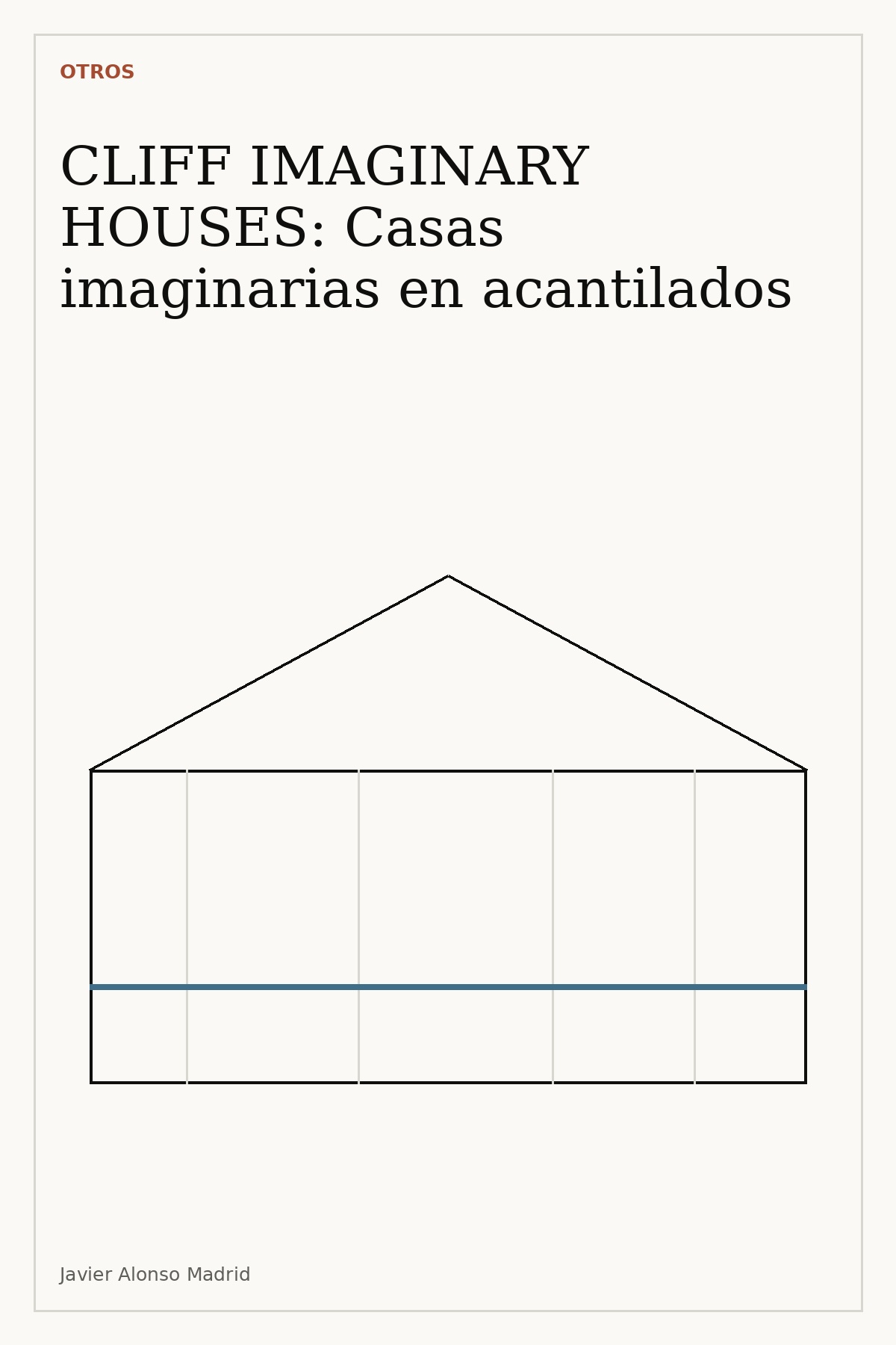 CLIFF IMAGINARY HOUSES: Casas imaginarias en acantilados